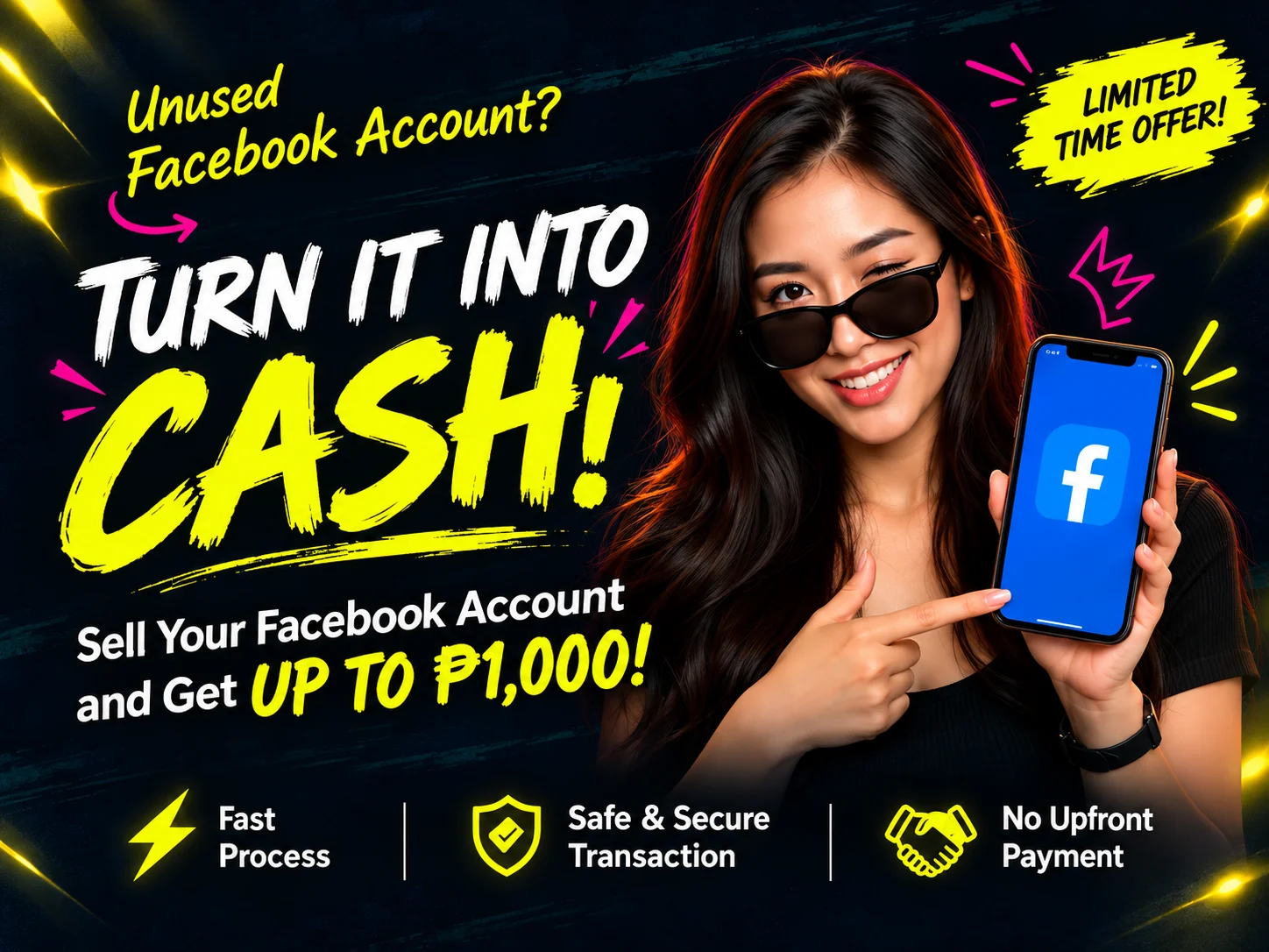 Turn it into cash - promotional hero